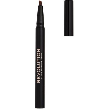 Creion pentru sprancene Makeup Revolution, Bushy Brow Ash Brown, 0.5 ml elefant.ro imagine 2022