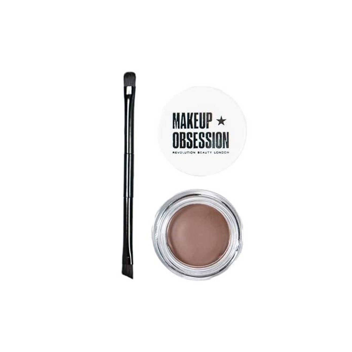 Pomada pentru sprancene Makeup Revolution London, Obsession, Light Brown, 2.5 g fotografia produsului