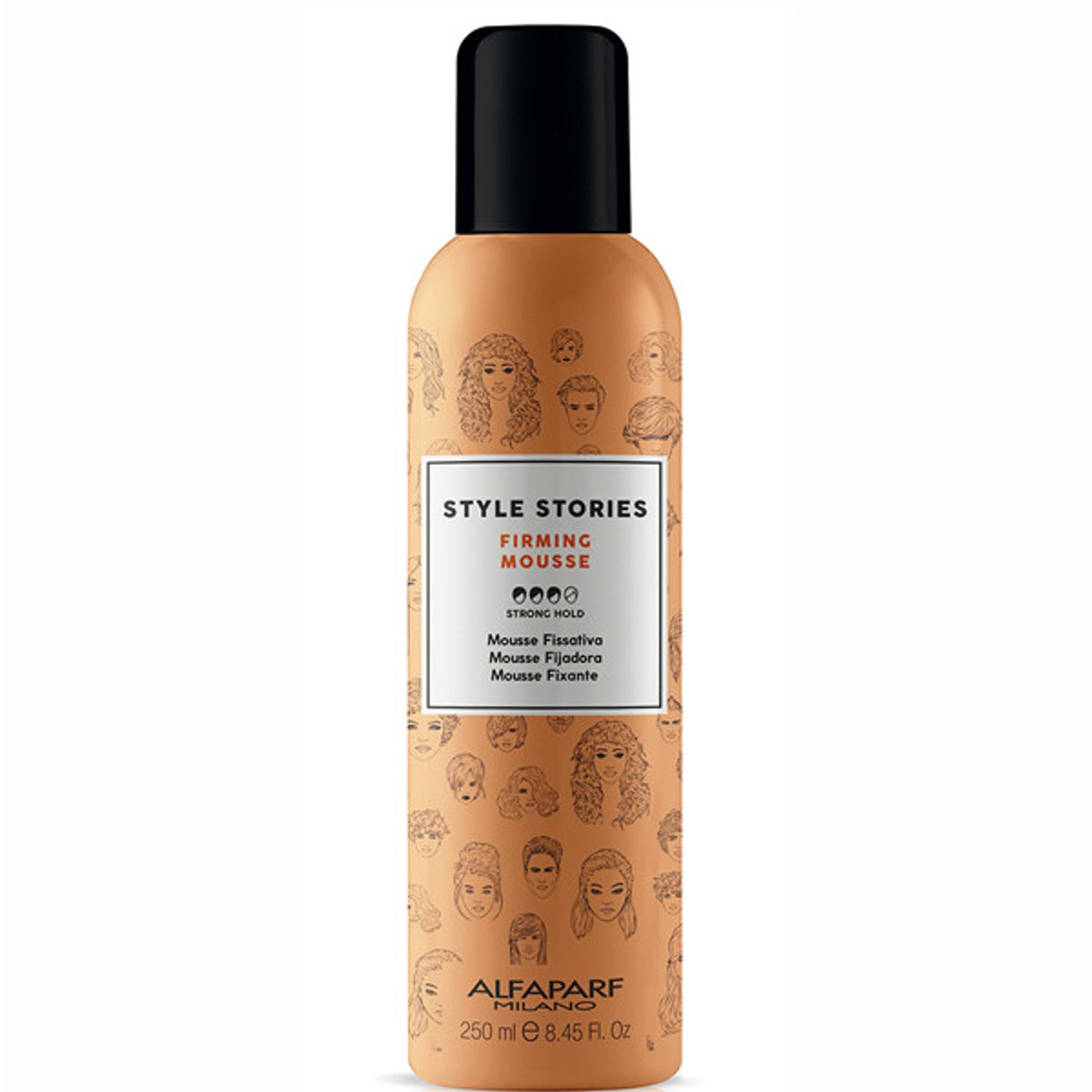 Spuma de par puternica Alfaparf Style Stories Firming Mousse, 250 ml fotografia produsului