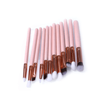 Set 12 pensule machiaj cosmetic profesional fotografia produsului