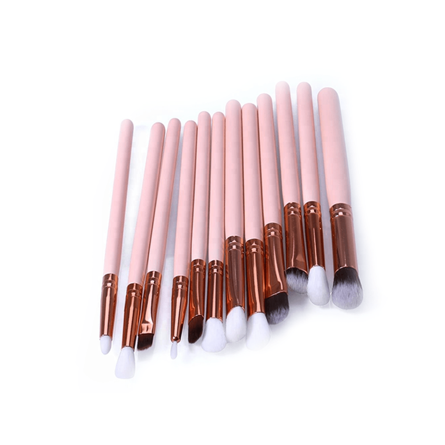 Set 12 pensule machiaj cosmetic profesional fotografia produsului
