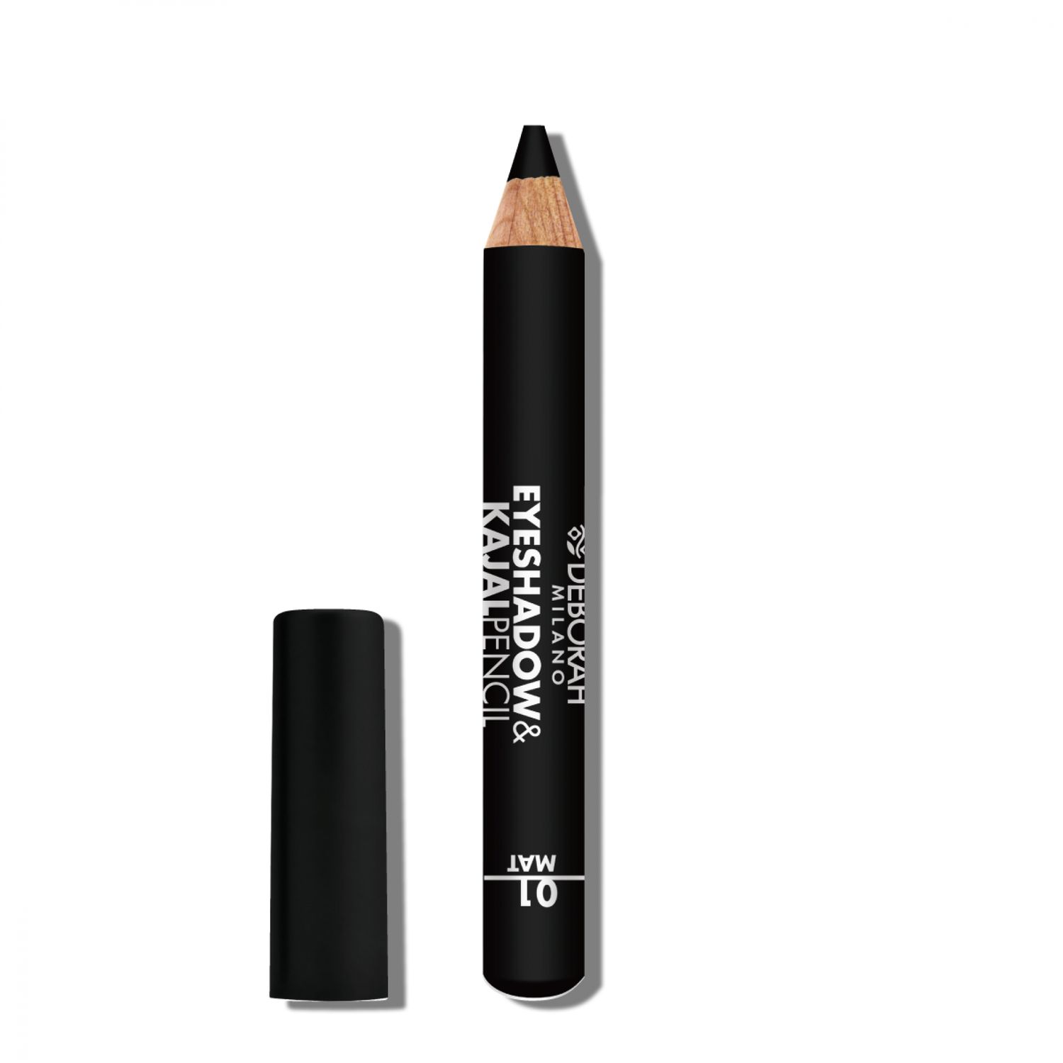 Creion dermatograf, Deborah, Kajal , 01 Mat Black, 2 g fotografia produsului