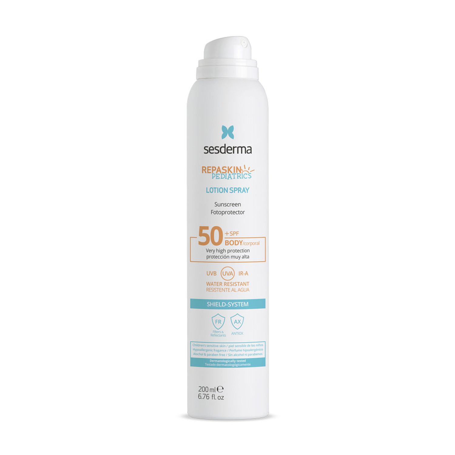 Spray pentru protectie solara Repaskin Pediactric SPF 50+ pentru copii, 200 ml fotografia produsului