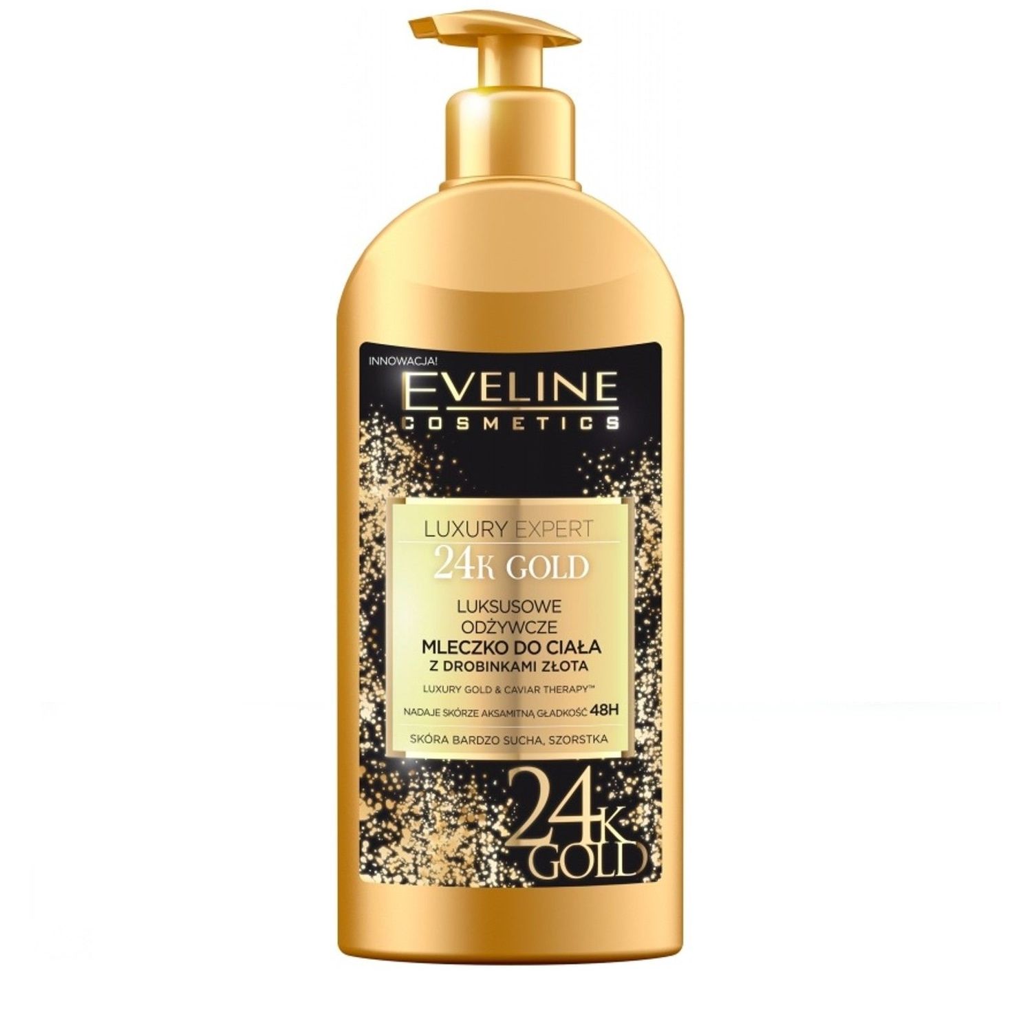 Lotiune de corp, Eveline Cosmetics, Luxury Expert 24K Gold, 350 ml fotografia produsului