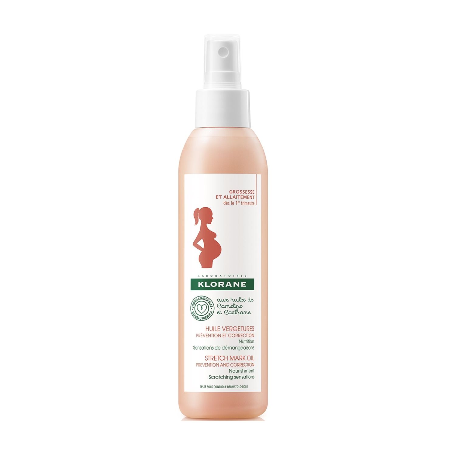 Ulei pentru prevenirea vergeturilor, Klorane Mum, 200 ml fotografia produsului