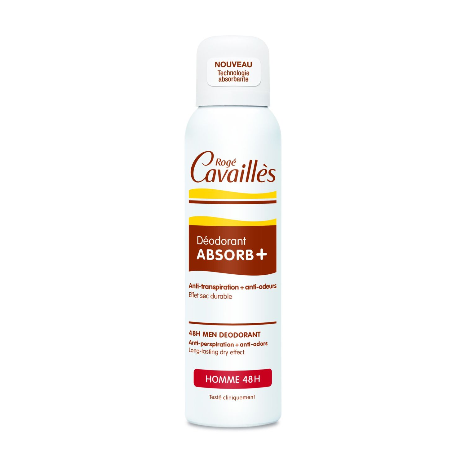 Deodorant spray reglator pentru barbati ABSORB+, Roge Cavailles, 150ml fotografia produsului