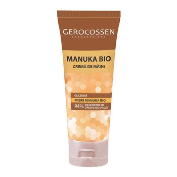 Crema de maini cu miere Manuka Bio, 75 ml, Gerocossen elefant.ro imagine 2022