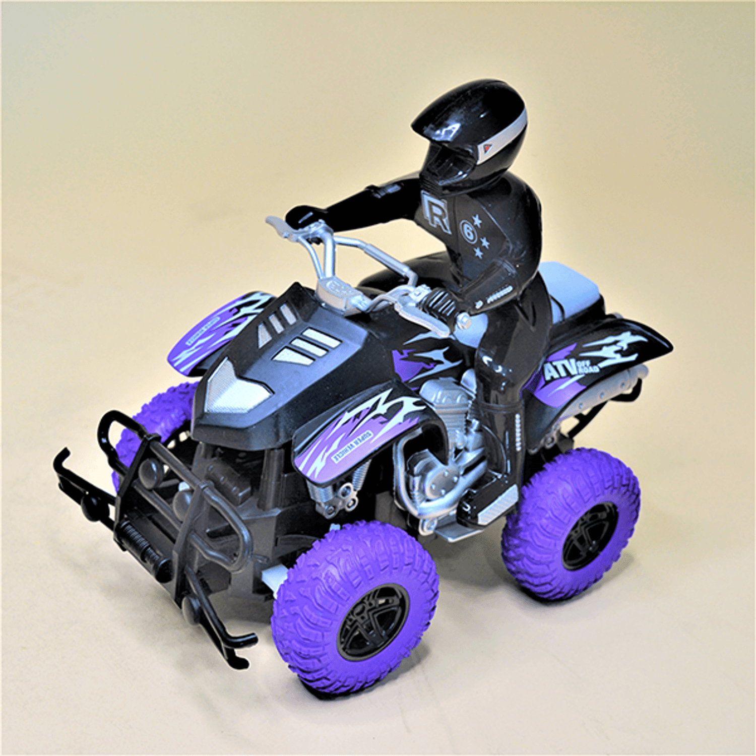 Atv cu telecomanda si motociclist pentru copii Crawl, negru fotografia produsului View 5 L