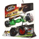 Set Fly Wheels, 4 anvelope si lansator turbo, verde fotografia produsului