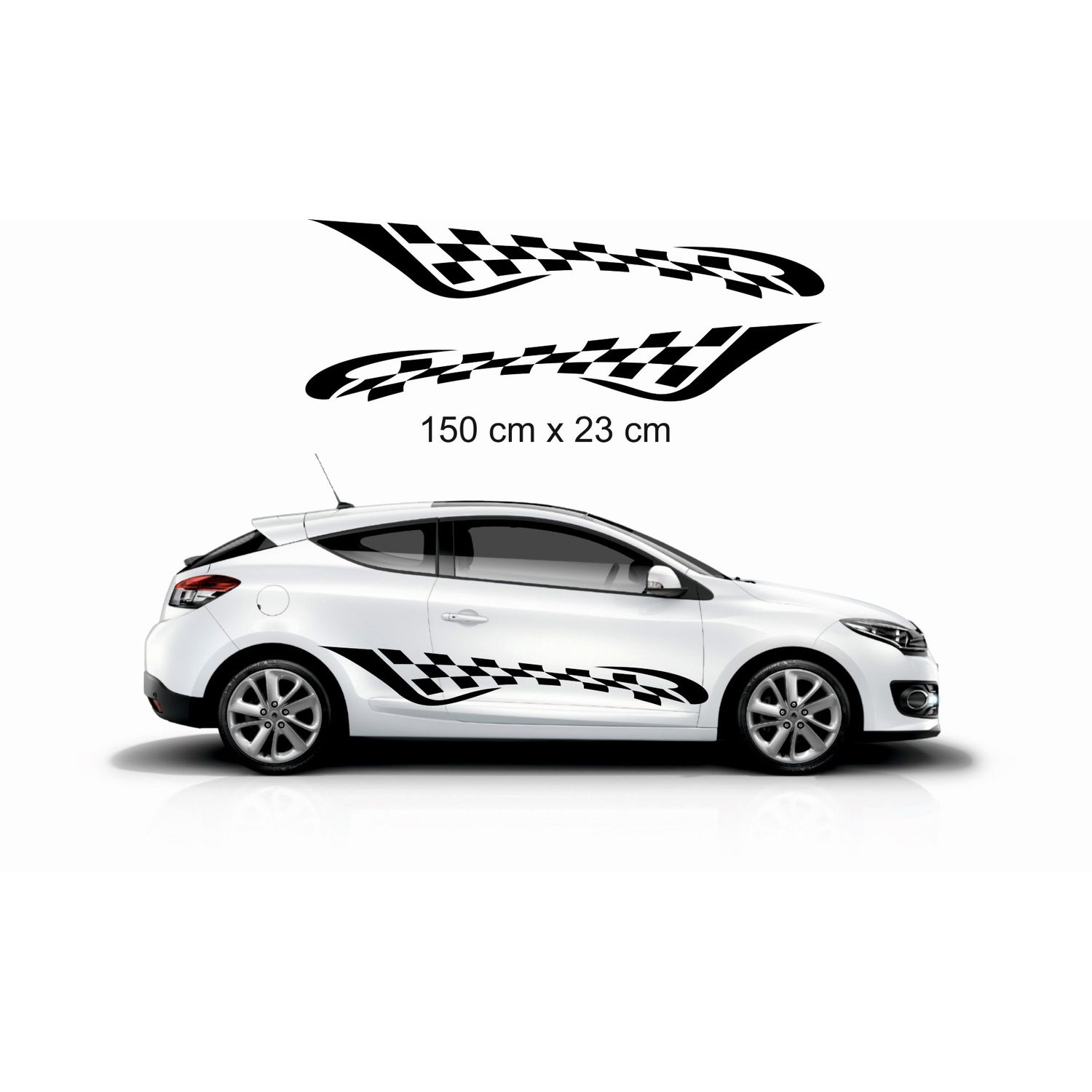 Sticker auto model 21 - set 2 buc fotografia produsului View 2 L