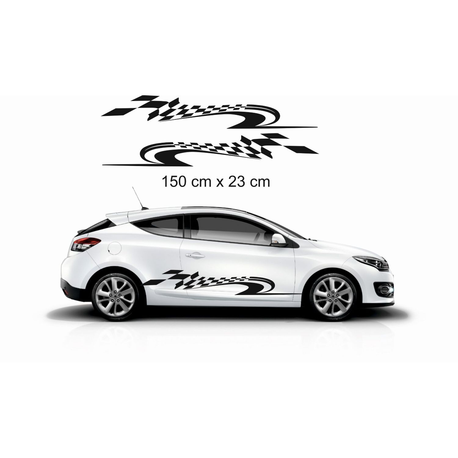 Sticker auto model 4 fotografia produsului View 2 L