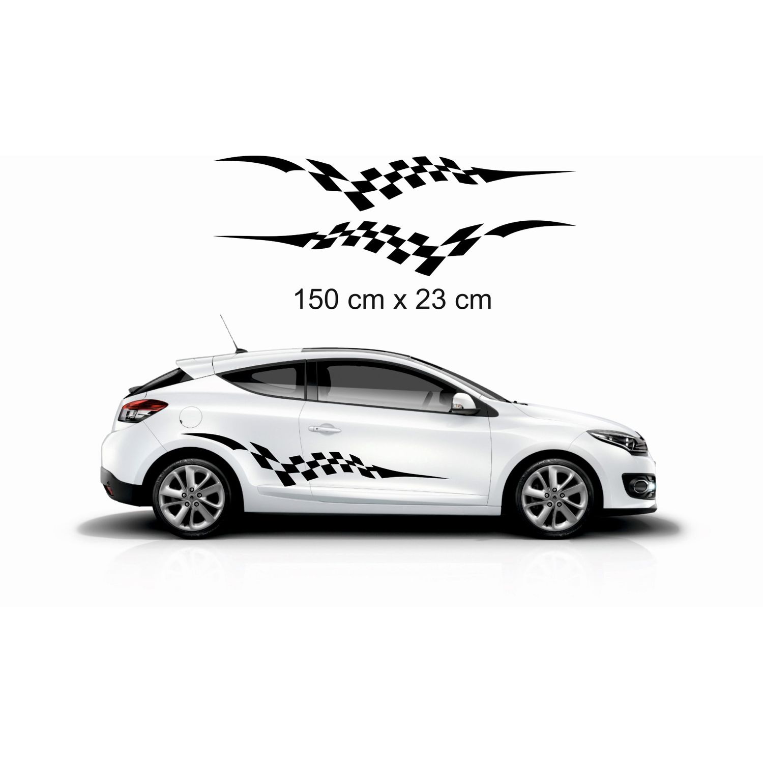 Sticker auto model 23 - set 2 buc fotografia produsului View 2 L