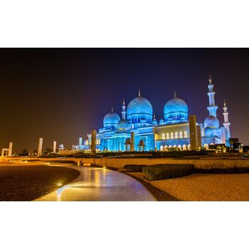 Fototapet de perete autoadeziv si lavabil City84 Marea Moschee Abu Dhabi, 220 x 135 cm elefant.ro imagine 2022 caserolepolistiren.ro