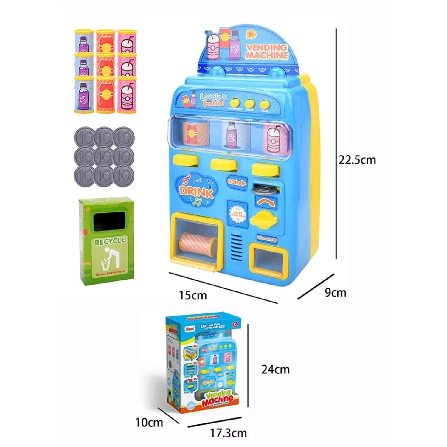 Set Jucarie Vending Machine cu acesorii, 22 cm fotografia produsului View 4 L