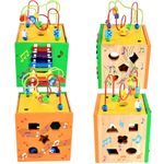 Cub educativ multifunctional din lemn fotografia produsului View 2 S