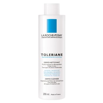 Lapte demachiant si de curatare La Roche-Posay Toleriane pentru pielea intoleranta si sensibila, 200 ml