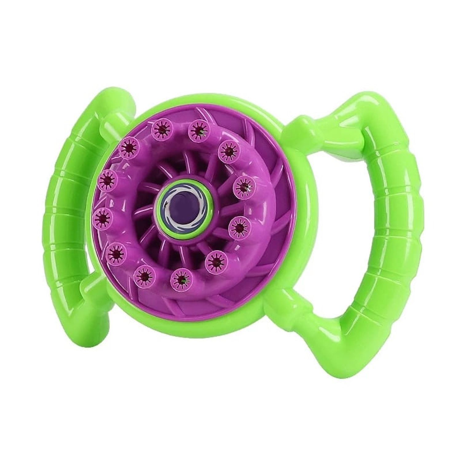 Jucarie interactiva - Volan de facut baloane sapun, mov/verde fotografia produsului View 3 L
