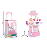 Set Nursery si Troller 2 in 1 cu accesorii, sunete si lumini, roz/alb fotografia produsului View 4 S