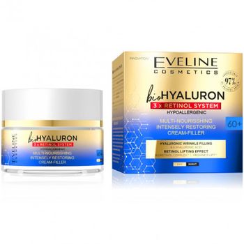Crema De Fata Eveline CosmeticsbioHyaluron 3xRetinol System 60, 30 Ml