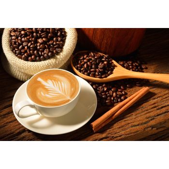 Autocolant Cafea cu scortisoara 270 x 200 cm