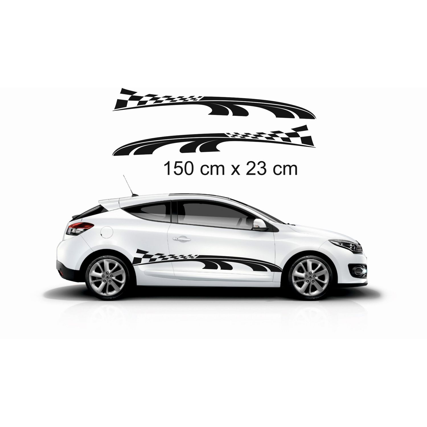 Sticker auto model 14 fotografia produsului View 2 L