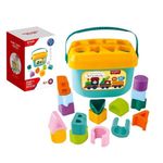 Jucarie sortare bebe Baby's First Blocks, 16 piese fotografia produsului View 2 S