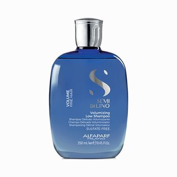 Sampon pentru volum fara sulfati Alfaparf Semi di Lino Volumizing Low Shampoo, 250 ml Alfaparf