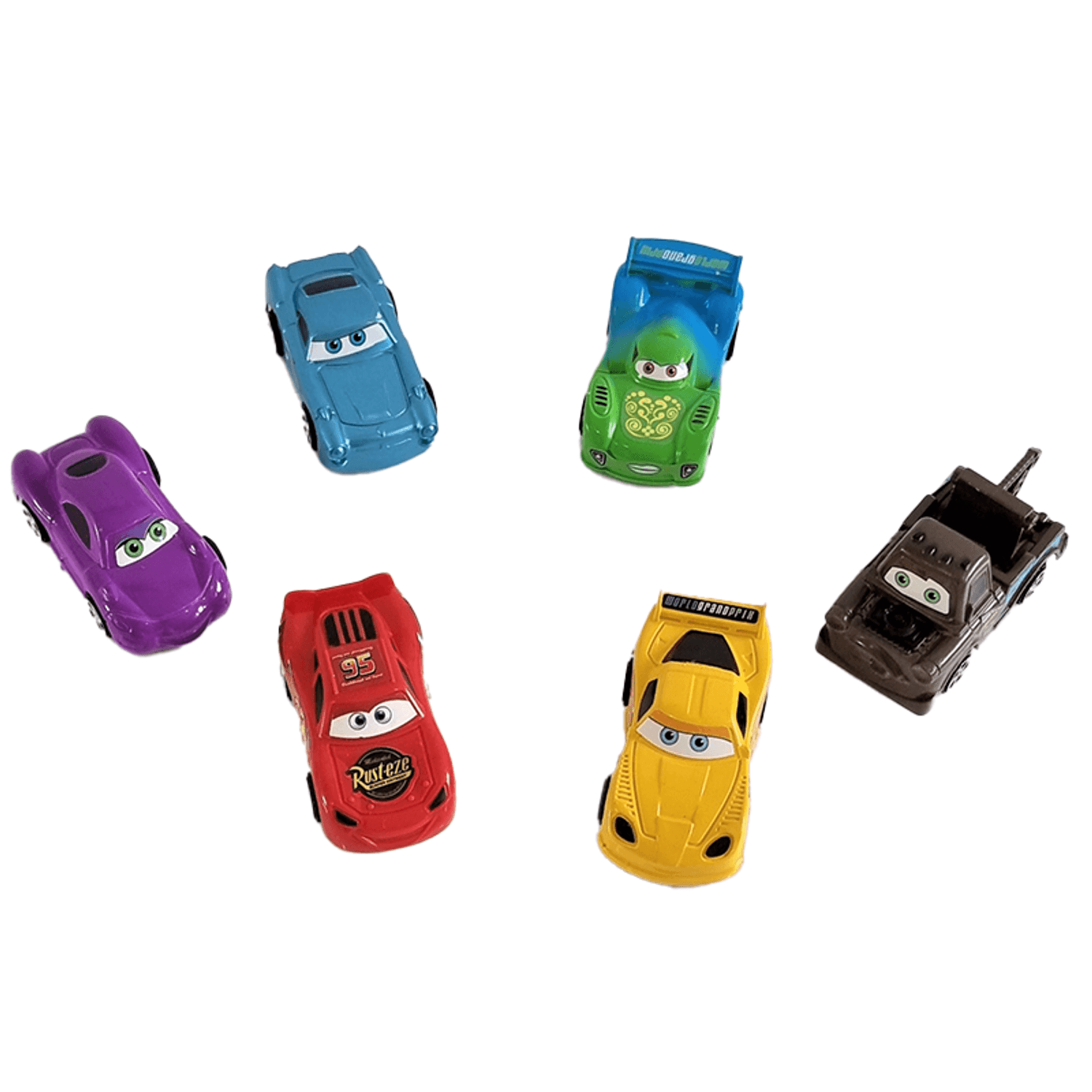 Set 6 masinute de raliu - Mini Cars fotografia produsului