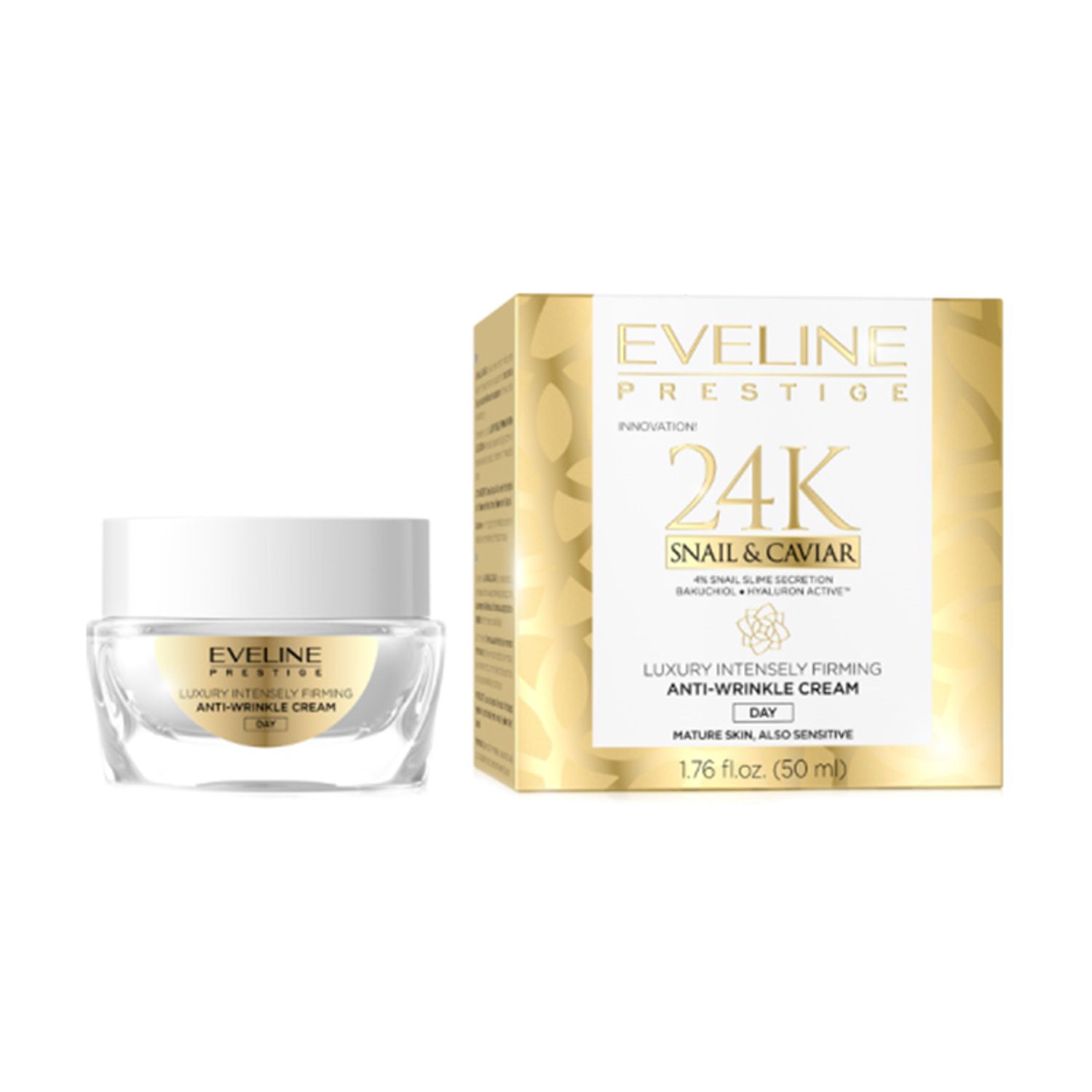 Crema antirid de zi Eveline Prestige, 50 ml fotografia produsului