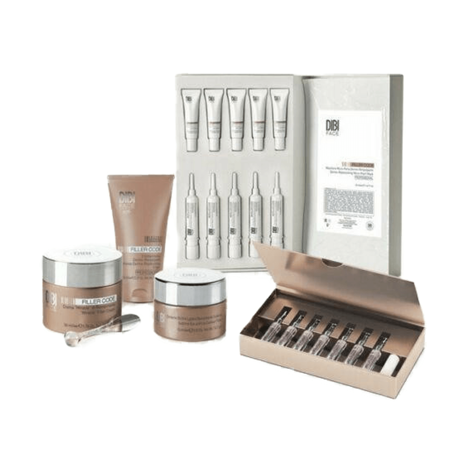Kit 5 tratamente de umplere a ridurilor Filler Code Professional Kit, DIBI Milano fotografia produsului