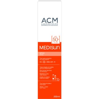 Spray pentru protectie solara Medisun SPf50+, 200ml ACM Laboratoire