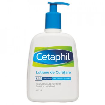 Lotiune de curatare pentru piele sensibila si uscata Cetaphil Cetaphil