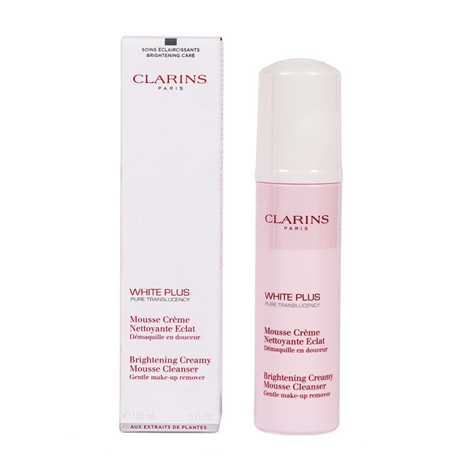 Spuma de curatare Clarins White Brightening Plus, 150 ml fotografia produsului