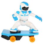 Robot interactiv pe skateboard cu telecomanda, lumini si sunete fotografia produsului View 2 S