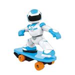 Robot interactiv pe skateboard cu telecomanda, lumini si sunete fotografia produsului View 3 S