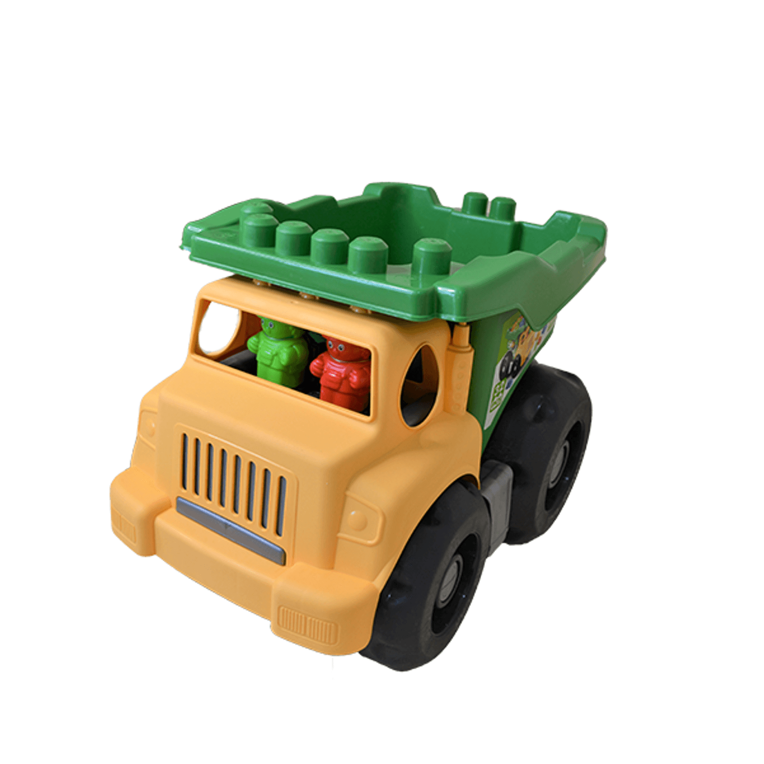 Set de Construit Big Blocks - Vehicul Tehnic si 32 Cuburi de Constructie fotografia produsului View 4 L