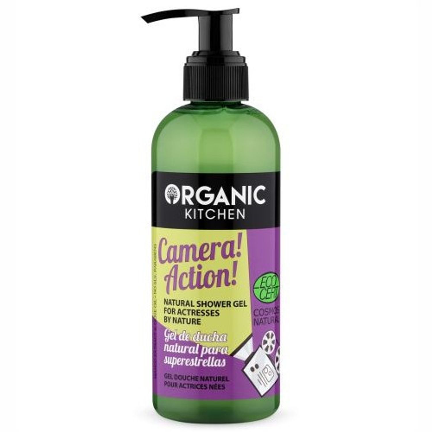 Gel de dus Organic Kitchen Camera! Action! Unisex 260 ml fotografia produsului View 2 L