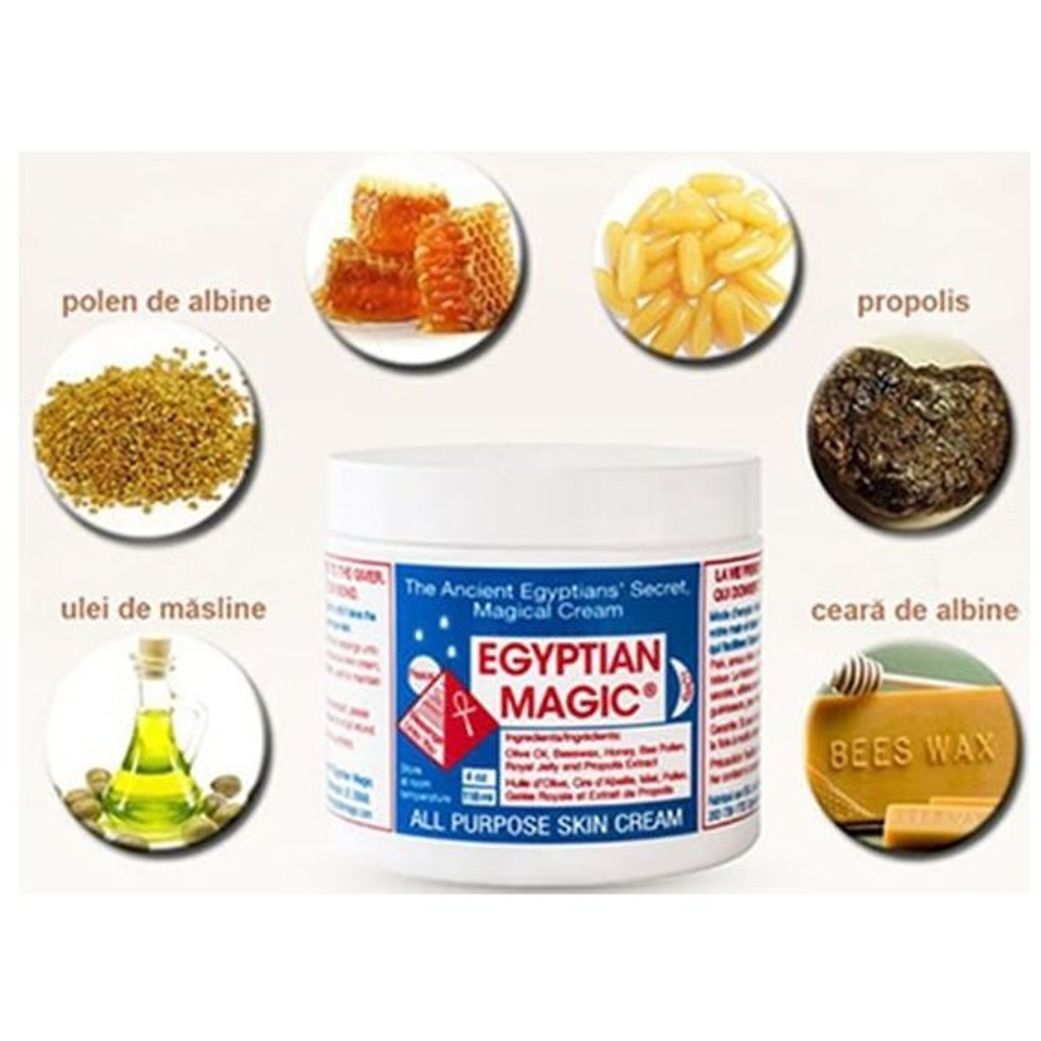 Crema universala Egyptian Magic, 7.5 ml fotografia produsului View 2 L