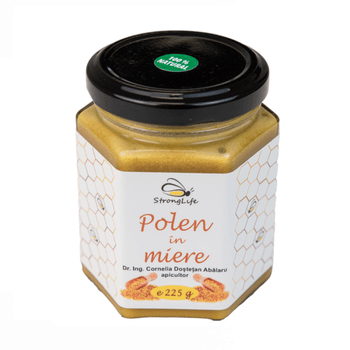 Polen in miere by Dr. Ing. Cornelia Dostetan Abalaru apicultor – 225g StrongLife elefant