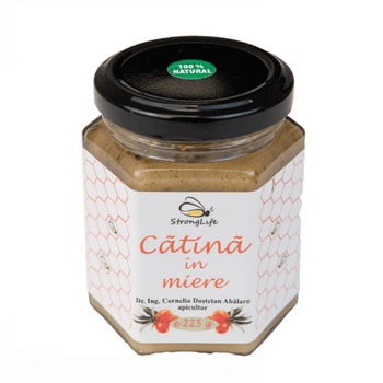 Catina in miere by Dr. Ing. Cornelia Dostetan Abalaru apicultor – 225g StrongLife elefant