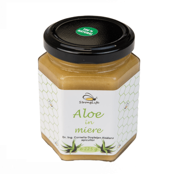 Aloe in miere by Dr. Ing. Cornelia Dostetan Abalaru apicultor – 225g StrongLife elefant