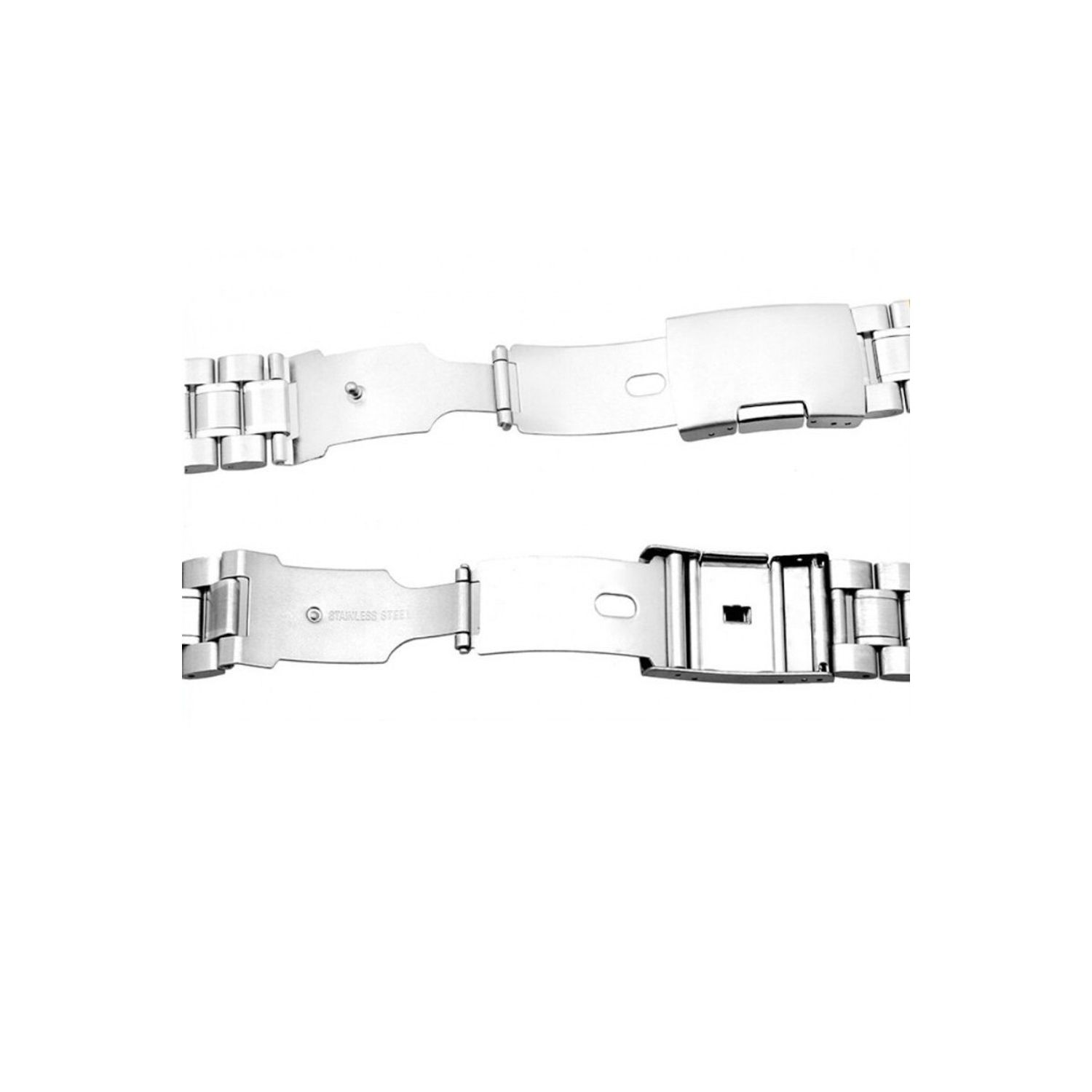 Bratara pentru ceas, din otel inoxidabil, marime 24 mm fotografia produsului View 4 L
