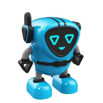 Robot Spin Mini BlueBOT, detasabil, design modern, tip titirez, manual,interactiv, 10x9 cm, albastru, Doty