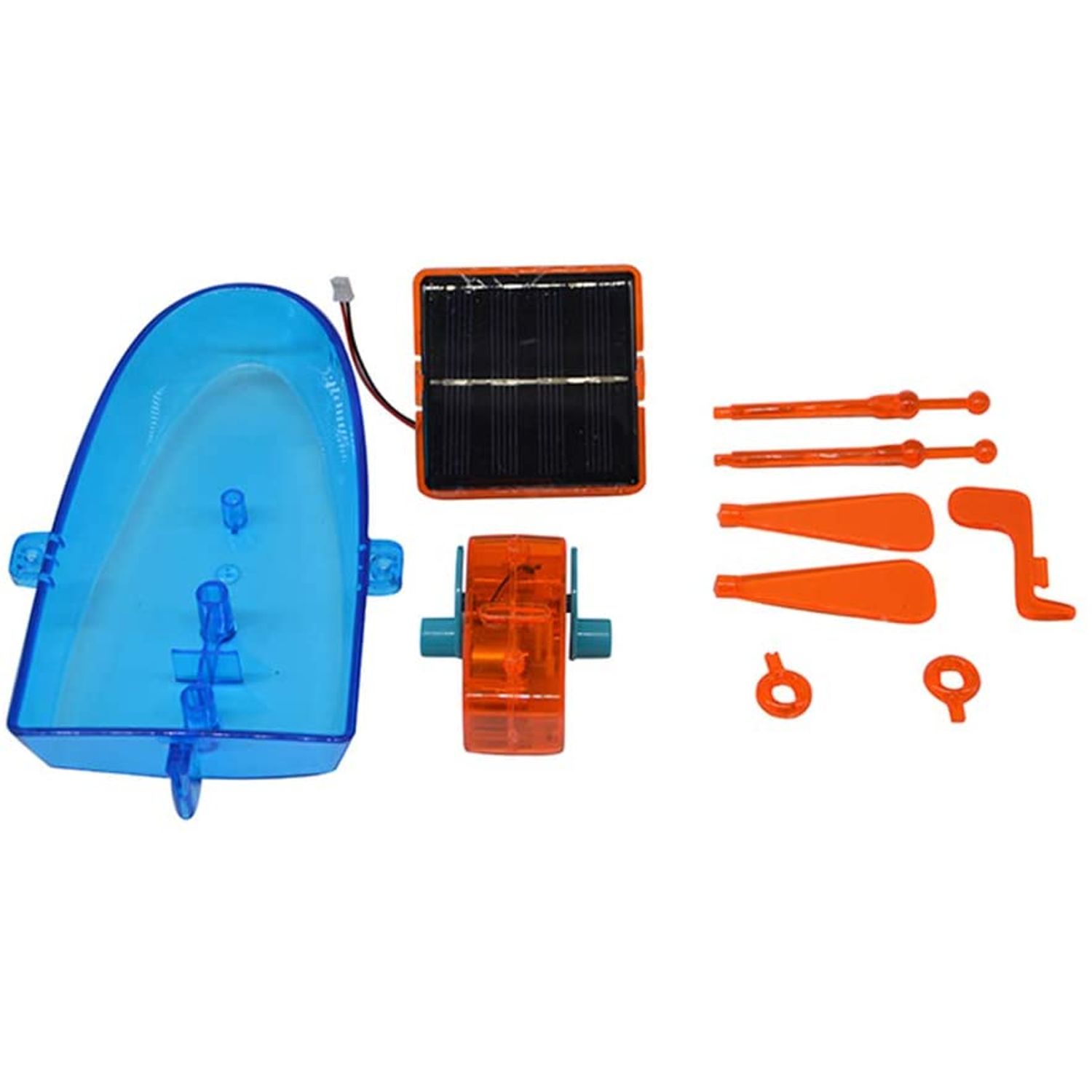 Barca cu energie solar, kit educational, DIY, Albastru,Doty fotografia produsului View 5 L
