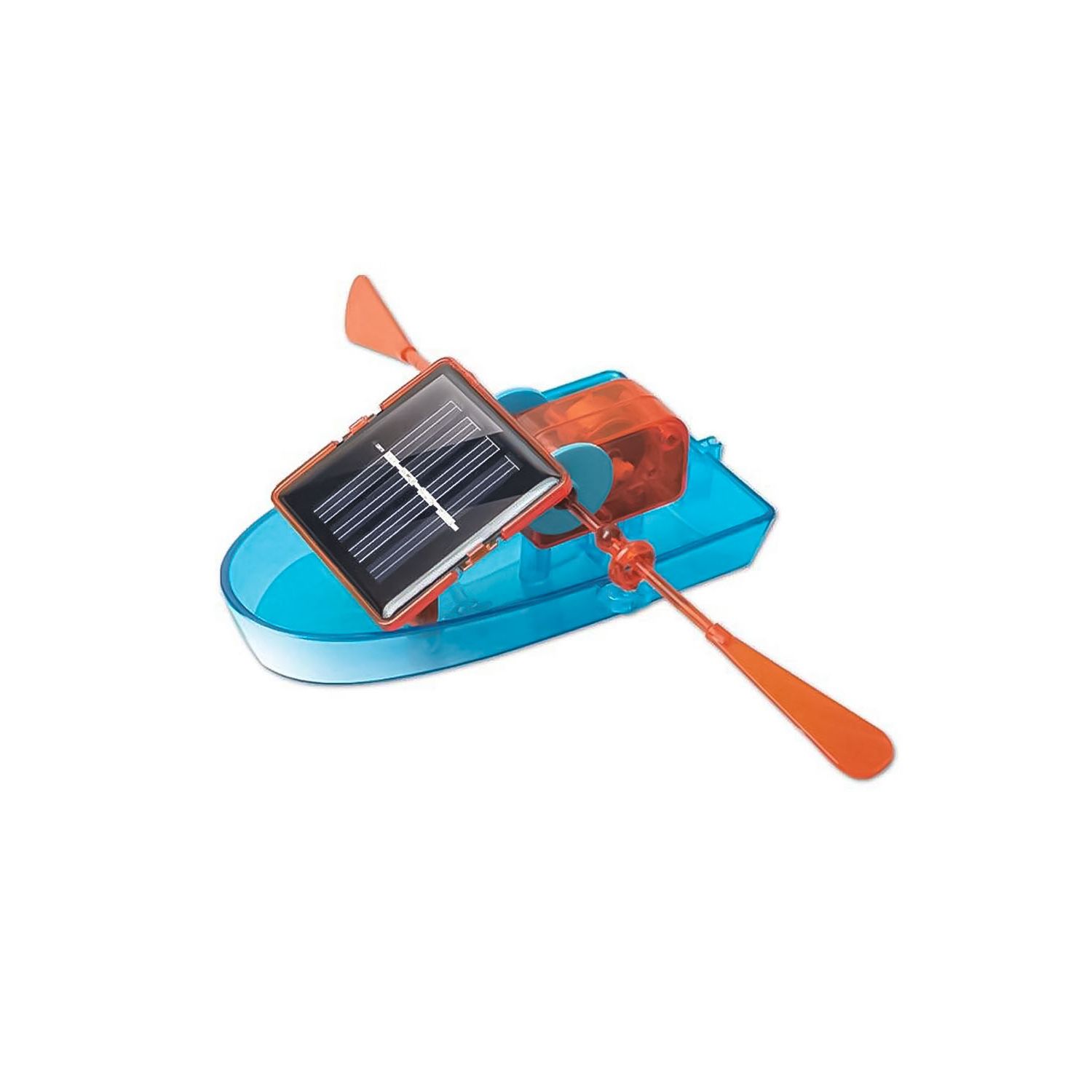 Barca cu energie solar, kit educational, DIY, Albastru,Doty fotografia produsului