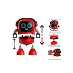 Robot Spin Mini RedBOT, detasabil, design modern, tip titirez, manual,interactiv, 10x9 cm, rosu, Doty fotografia produsului View 2 S