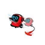 Robot Spin Mini RedBOT, detasabil, design modern, tip titirez, manual,interactiv, 10x9 cm, rosu, Doty fotografia produsului View 4 S