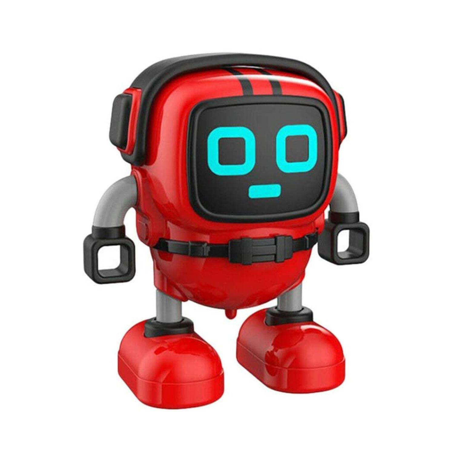 Robot Spin Mini RedBOT, detasabil, design modern, tip titirez, manual,interactiv, 10x9 cm, rosu, Doty fotografia produsului