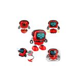 Robot Spin Mini RedBOT, detasabil, design modern, tip titirez, manual,interactiv, 10x9 cm, rosu, Doty fotografia produsului View 6 S