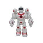 Robot inteligent , trage cu sageti, efecte luminoase si sonore, alb cu rosu, 24 cm , Doty fotografia produsului